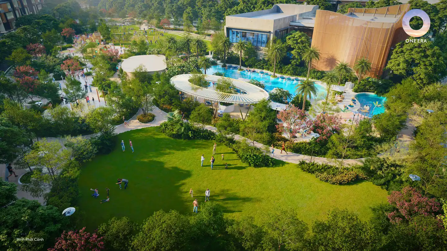 Phối cảnh tổng thể dự án One Era 49,5 ha tại phường Thuận Giao, TP.HCM