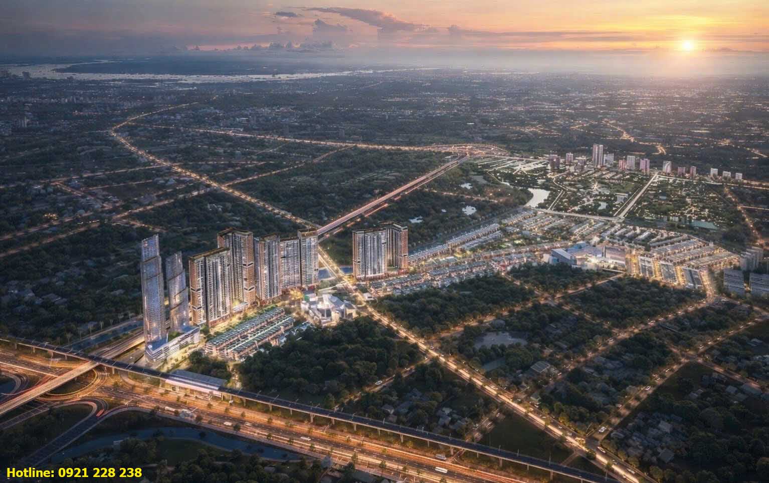 Phối cảnh khu đô thị One Era nơi quy hoạch phân khu Haru