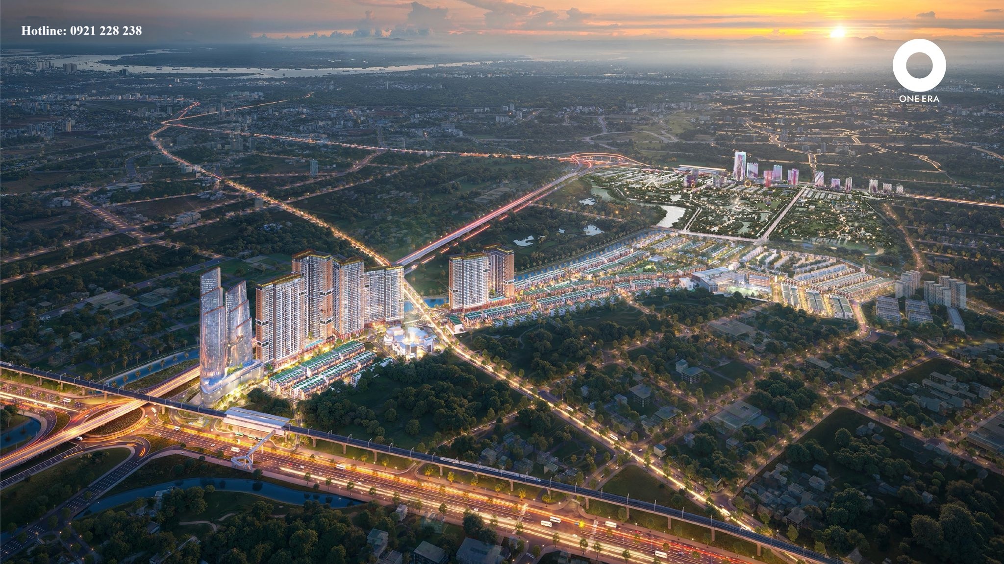 Toàn cảnh khu đô thị One Era 49,5 ha tại phường Thuận Giao